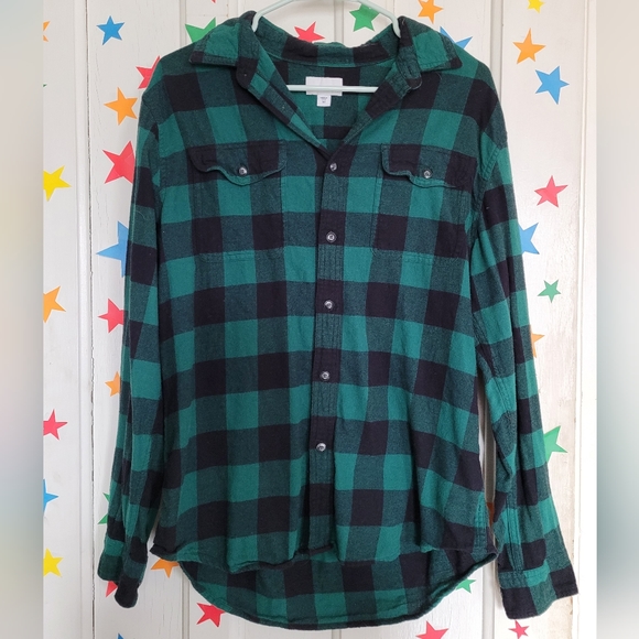 Sonoma Men's Green Flannel Size Medium - Picture 1 of 1